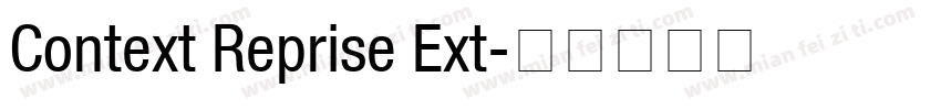 Context Reprise Ext字体转换